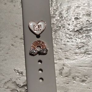 Registered Nurse watch band charm  for Apple Watch and rainbow registered nurse